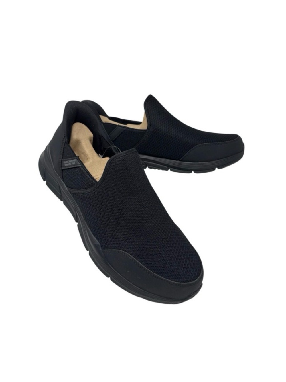 Skechers Hands Free Slip-Ins Swift Fit Black Loafer Shoes Size 13 NWT